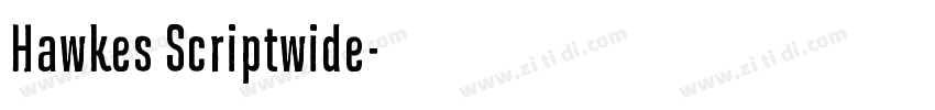 Hawkes Scriptwide字体转换